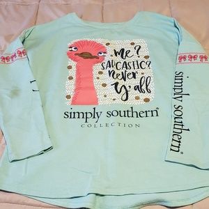 Women's Simply Southern sweatshirt size medium